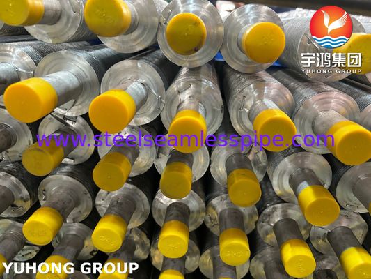 أنبوب سلس من الفولاذ الكربوني ذو زعانف G مدمجة ASTM A179 لمبرد الهواء، برج التبريد