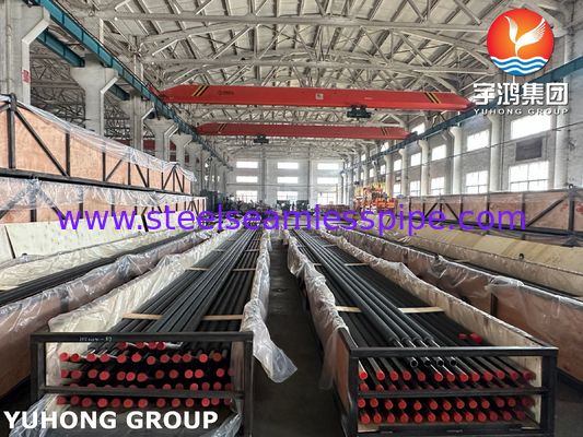 أنبوب زعانف ملحوم عالي التردد مسنن ASTM A213 T22 (K21590) لمبادل حراري