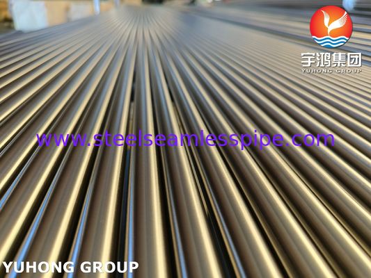 ASTM A213 TP321H أنبوب بلا مسام من الفولاذ المقاوم للصدأ للغلادة ومبادل الحرارة