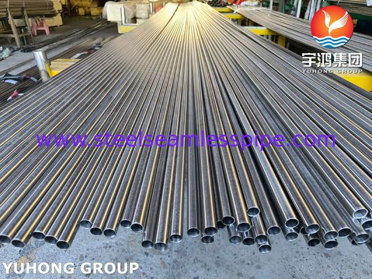 ASTM A213 TP321H أنبوب بلا مسام من الفولاذ المقاوم للصدأ للغلادة ومبادل الحرارة
