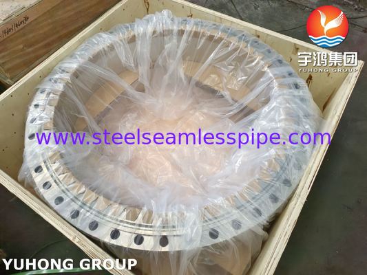 ASTM A182 F310 شفة أنبوب فولاذي مُشكَّل من الفولاذ المقاوم للصدأ بوجه RTJ WN لمحطات البتروكيماويات والطاقة