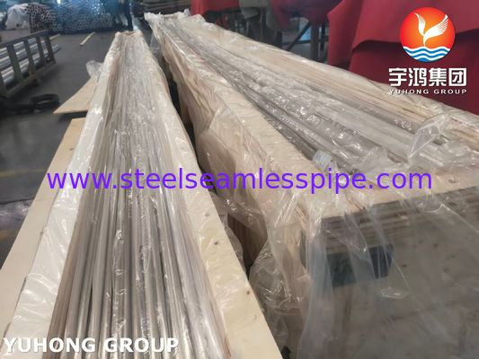 ASME SB163 N02201 أنابيب المكثفات السلسة ومبادلات الحرارة من سبائك النيكل