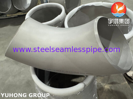 ملحقات أنابيب ASTM B366 WPHC276 / UNS N10276 BW Hastelloy C276 كوع 45 درجة 90 درجة