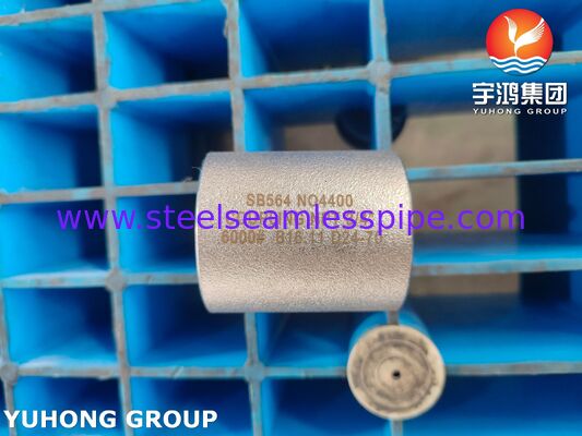 Nickel Alloy Forged Pipe Fitting ASME SB564 UNS N04400 Monel 400 Thread Coupling