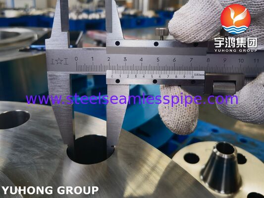 شفة من سبائك النيكل ASTM B564 N10276 للصلب للاستخدام في درجات الحرارة العالية