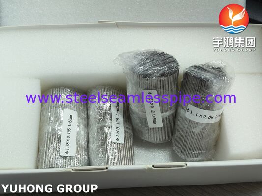 SUS304 X5CrNi18-9 الأنبوب الشعري من الفولاذ المقاوم للصدأ الطبية للجهاز الجراحي