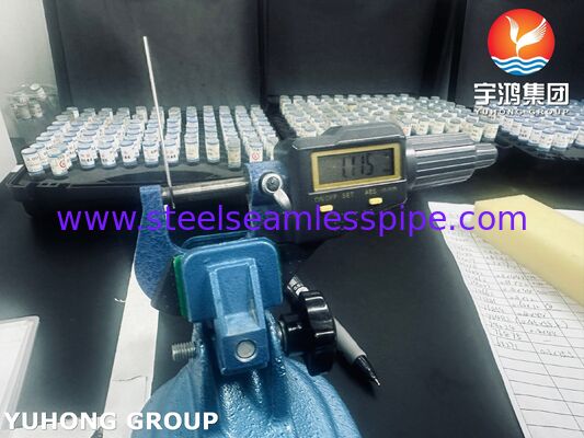 SUS304 X5CrNi18-9 الأنبوب الشعري من الفولاذ المقاوم للصدأ الطبية للجهاز الجراحي