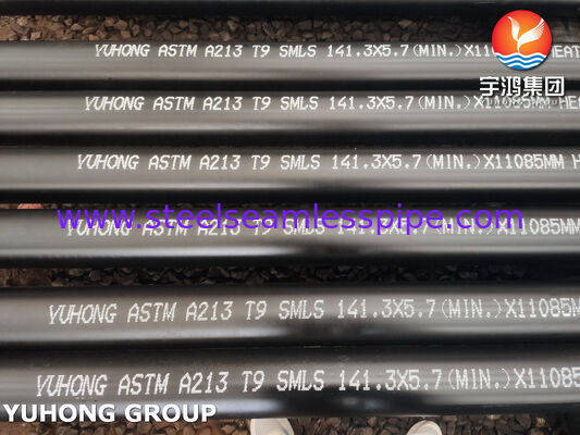 أنابيب الفولاذ الخالية من اللمسات لـ ASTM A213 T9 / UNS K90941 لـ Superheater و Heat-Exchanger