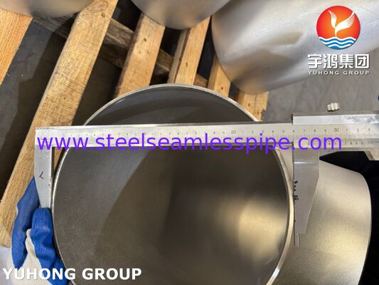 وصلة من الفولاذ المقاوم للصدأ ASTM A403 WP316L كوع 90 درجة ملحوم بالدفع