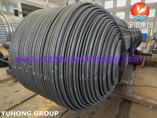 مجموعة أنابيب مبادلة الحرارة من الفولاذ الكربوني مع أنابيب ASME SA179 و SA266 Gr.2