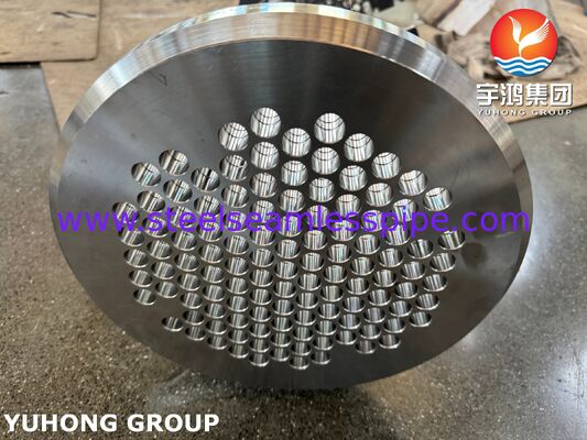 حزمة أنابيب U-Bend من الفولاذ المقاوم للصدأ فائق الازدواج S32750 لمبادلات حرارية للخدمة الشاقة مع بناء ASME SA789 & SA182 F53