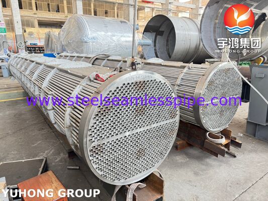 حزمة أنابيب مبادل حراري من الفولاذ المقاوم للصدأ ASME SA213 TP316L بتصميم مقاوم للتآكل كبديل مباشر