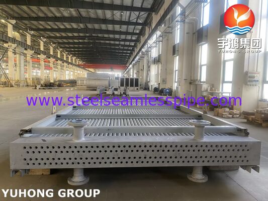 حزمة أنابيب مبرد الهواء Monel 400 مع زعانف ألومنيوم مبثوقة وأنابيب ASME SB163 غير الملحومة