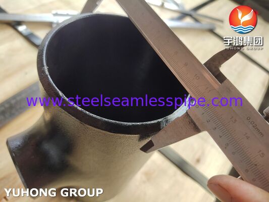 ASTM A234 WPB فولاذ الكربون التركيب تقليل تي Buttwelded