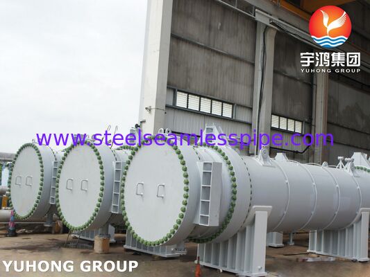 مبادل حراري ذو رأس عائم من نوع ASME U مختوم AES مع أنابيب TP316L للخدمة الشاقة