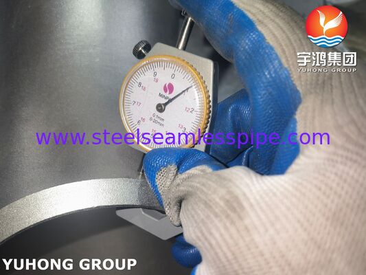 ASTM A403 WP304 الفولاذ المقاوم للصدأ المثبت الكوع المطاطي