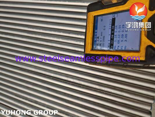 أنابيب الفولاذ المقاوم للصدأ المزدوج ASTM A790 S32205 لصناعة النفط والغاز