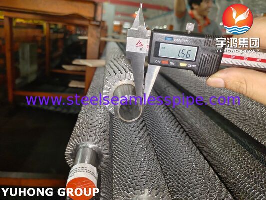 أنابيب مقطوعة ذات أجنحة مقطوعة. أنابيب ذات أجنحة مقطوعة عالية التردد. أنابيب T22 الأساسية وأجنحة CS لـ HRSG / الغلاية