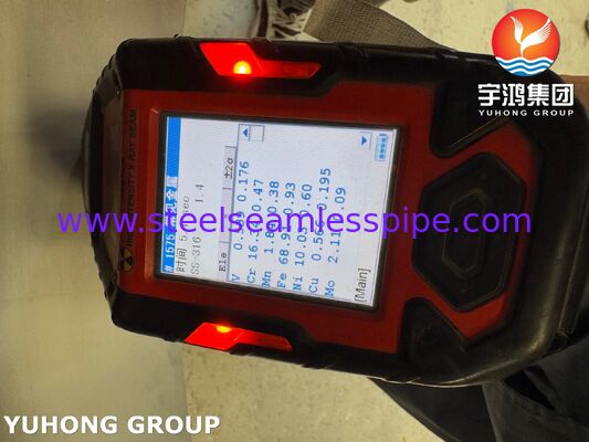 أنابيب فولاذية غير ملحومة من الفولاذ المقاوم للصدأ ASTM A312 TP316L للنفط والغاز والبتروكيماويات والمصافي