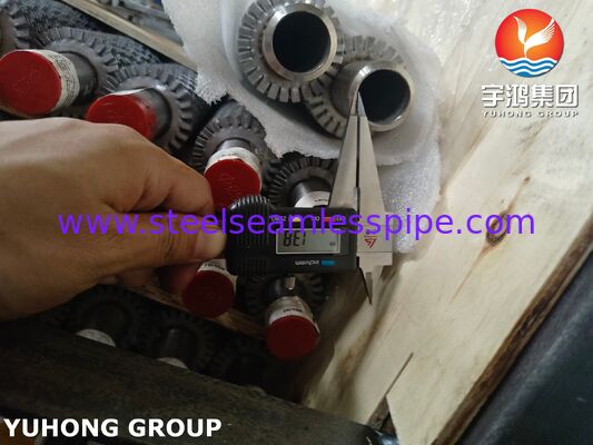 الأنبوب ذو الأطراف المتدلية ذات التردد العالي TP304H القاعدة / SS304 Fin