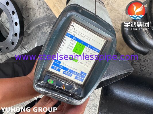 الحدّاد المركزي ASTM A234 WP11 CL2 سبائك الصلب Buttweld تصل إلى 64 "