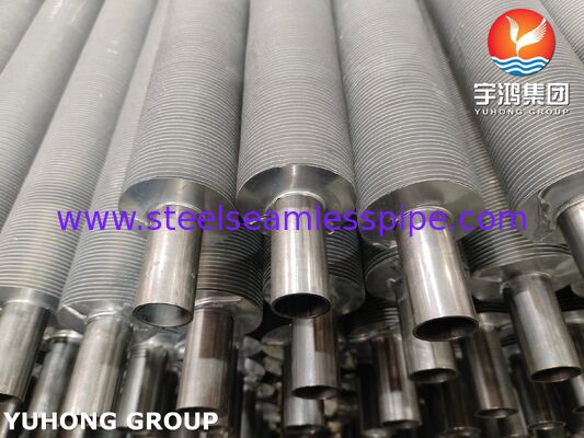 EN 10217-7 1.4301 أنابيب الزعانف المطحونة لمبردات الهواء استرداد الحرارة