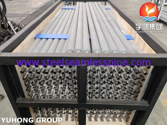 EN 10217-7 1.4301 أنابيب الزعانف المطحونة لمبردات الهواء استرداد الحرارة