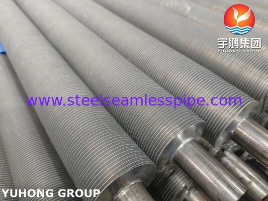 EN 10217-7 1.4301 أنابيب الزعانف المطحونة لمبردات الهواء استرداد الحرارة