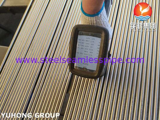 ASTM A269 TP316L أنبوب بلا مسام من الفولاذ المقاوم للصدأ مضخم واضح لتطبيق مبادلة الحرارة في المرجل