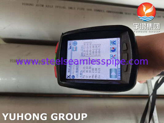 ASTM A312 TP316L أنابيب الصناعة الصلبية المقاومة للصدأ