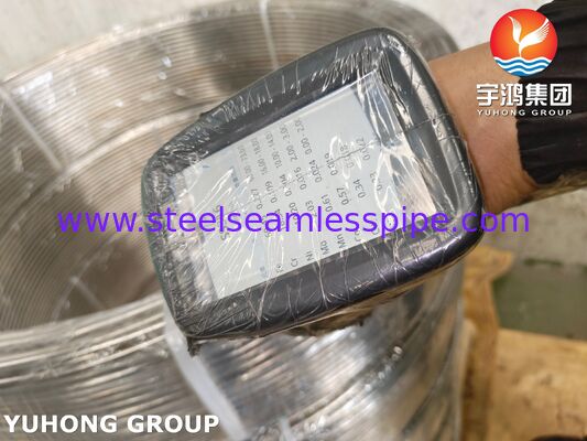 ASTM A269 TP316L الأنبوب الملفوف الصلب غير المقاوم للصدأ الساطع للطاقة الصناعية