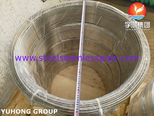 ASTM A269 TP316L الأنبوب الملفوف الصلب غير المقاوم للصدأ الساطع للطاقة الصناعية