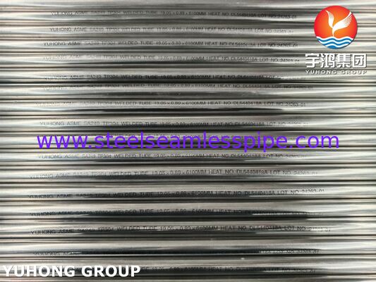 ASME SA249 TP304 Bright Annealed Stainless Steel Welded Tube For Refrigeration System