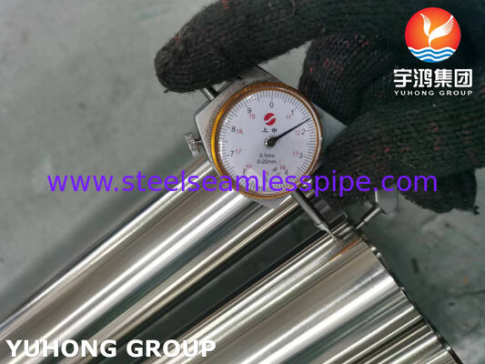 3A / ASTM A270 TP316L أنبوب صحي صافي من الفولاذ المقاوم للصدأ لتكرير السكر