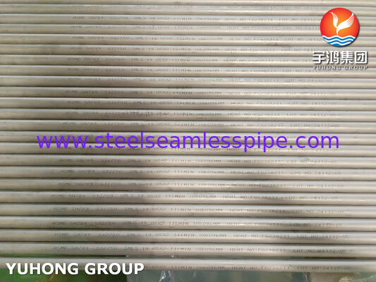 ASTM A789 S32750 الأنبوب السلس/الملحوم من الفولاذ المقاوم للصدأ فائق المزدوج لخدمة التآكل العالي والضغط العالي