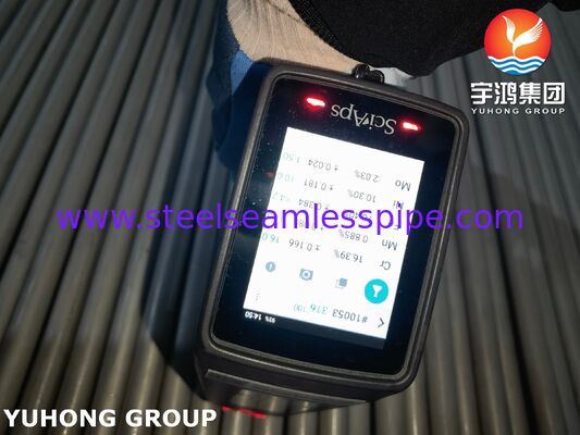 تطبيق مبادل حراري من أنابيب الفولاذ المقاوم للصدأ غير الملحومة ASME SA213 TP316L