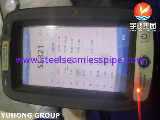 ASTM A403 WP321-S 180 درجة وصلة أنابيب من الفولاذ المقاوم للصدأ