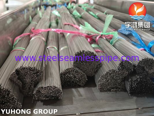 أنبوب خفيف الجلد من الصلب المقاوم للصدأ الطبية لإبرة الحقن ISO9626 AISI304 1.4301