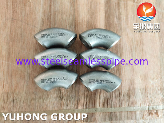 ASTM A403 WP304-S 90 درجة LR وصلة لاحام سلسة للمجال الصناعي