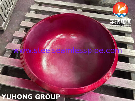 غطاء ASME SA403 WP304 للمجال الصناعي، وصلة غطاء من الفولاذ المقاوم للصدأ