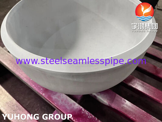 غطاء ASME SA403 WP304 للمجال الصناعي، وصلة غطاء من الفولاذ المقاوم للصدأ