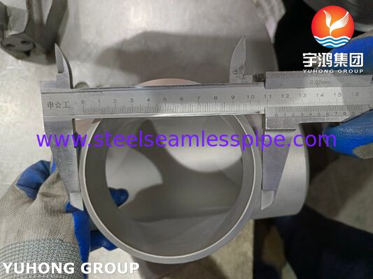 ASTM B366 C276 BW متساوية وغير متساوية TEE مقاومة عالية للتآكل Hastelloy C276 Butt weld Tube Fitting