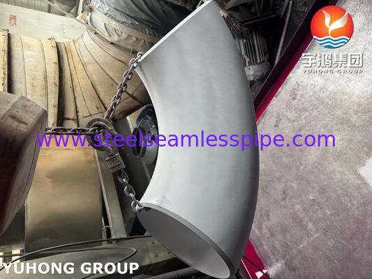ASTM A403 WP304-S BW Elbow, مقاومة عالية للتآكل من الفولاذ المقاوم للصدأ وصلة لحام بعقب للأنابيب الصناعية