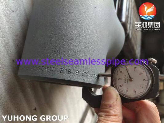 وصلة T من الفولاذ الكربوني ASTM A234 WPB، وصلة T عالية القوة للحام الأرداف لأنظمة خطوط أنابيب النفط والغاز والمياه