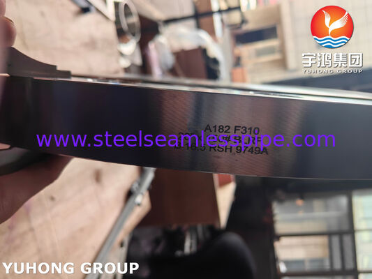 ASTM A182 F310 طوق الفولاذ المقاوم للصدأ مع رقبة لحام مزورة لأنظمة الأنابيب عالية درجة الحرارة وارتفاع الضغط