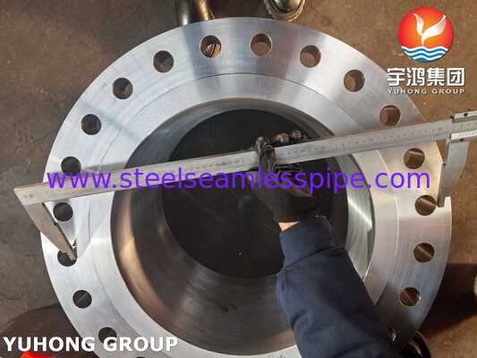 شفة من الصلب الكربوني المطروق ASME SA105 / SA105N لأنظمة خطوط الأنابيب الصناعية