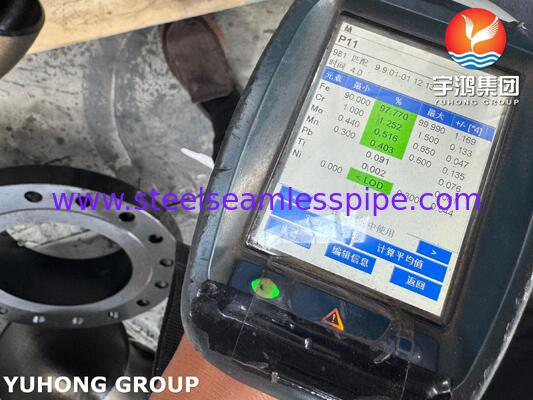 ASTM A182 F11 WN RF Flange، سبيكة الكروم الموليبدينوم المسامرة لحام الرقبة الرفع وجه الجهاز