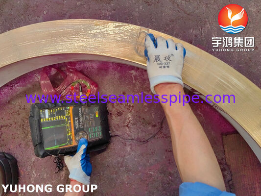 ASTM B171 / ASME SB171 C70600 حلقة نيكل النحاس CuNi 90/10 حلقة مزورة