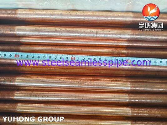 أنبوب ASTM B111 C12200 بدون لحام، لأنبوب نحاسي بدون لحام للمبادل الحراري