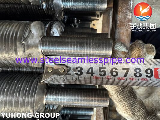 A179 / AL1060 أنابيب ملفوفة ذات أجنحة لمبادلات الحرارة والغلايات الفعالة